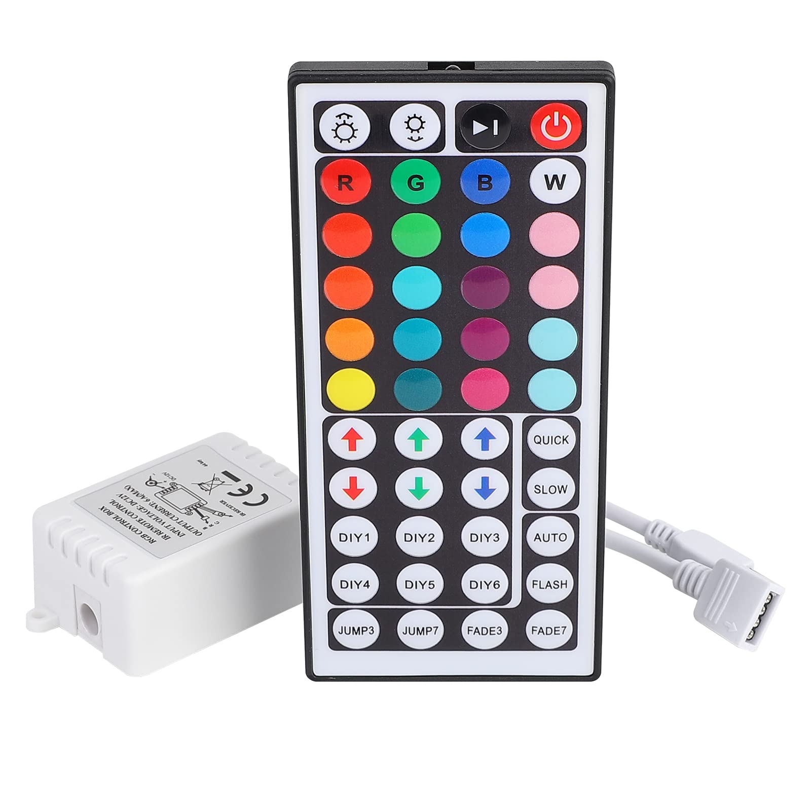 SUPERNIGHT RGB LED Light Strip Remote Controller for SMD 5050 Rope Lights  
SUPERNIGHT RGB LED Light Strip Remote Contro